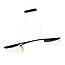 Підвісна LED люстра для спальні Levistella 30W до 8 м² колір Чорний LVS5178, фото 3