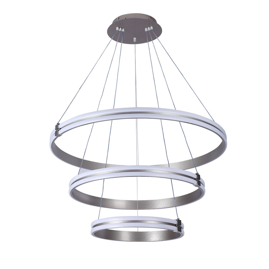 Люстра підвіска світлодіодна для високих стель Levistella 210 W до 35 м² колір Коричневий LVS5667, фото 1