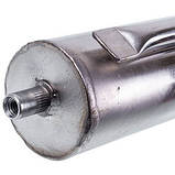 Фланець (нержав. сталь, D зовн.=120 mm, D колби=50 mm, L=450 mm) під сухий стеатитовий ТЕН для бойлера 2100 W, фото 3