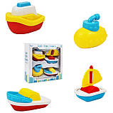 Набір для купання Кораблики (4 шт) від Obetty, фото 2