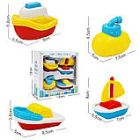Набір для купання Кораблики (4 шт) від Obetty, фото 3