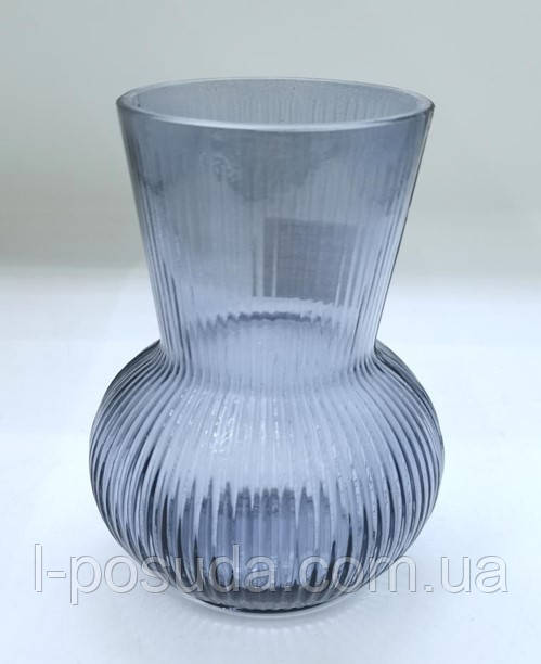 Ваза Viva Mono, 17 см, сіра (6841681), фото 1