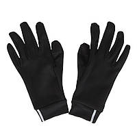 Рукавички Warm 500 v2 для бігу тактильні чорні 8759607, Чорний, Розмір (EU) — S