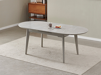 Керамический стол TM-126 калакатта мрамор + серый