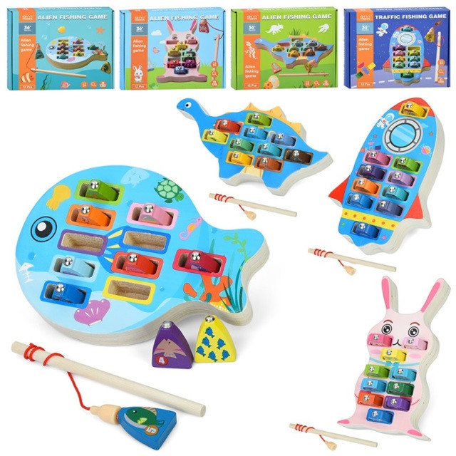 Дерев'яна іграшка Рибалка MD 1366 ID 5123380