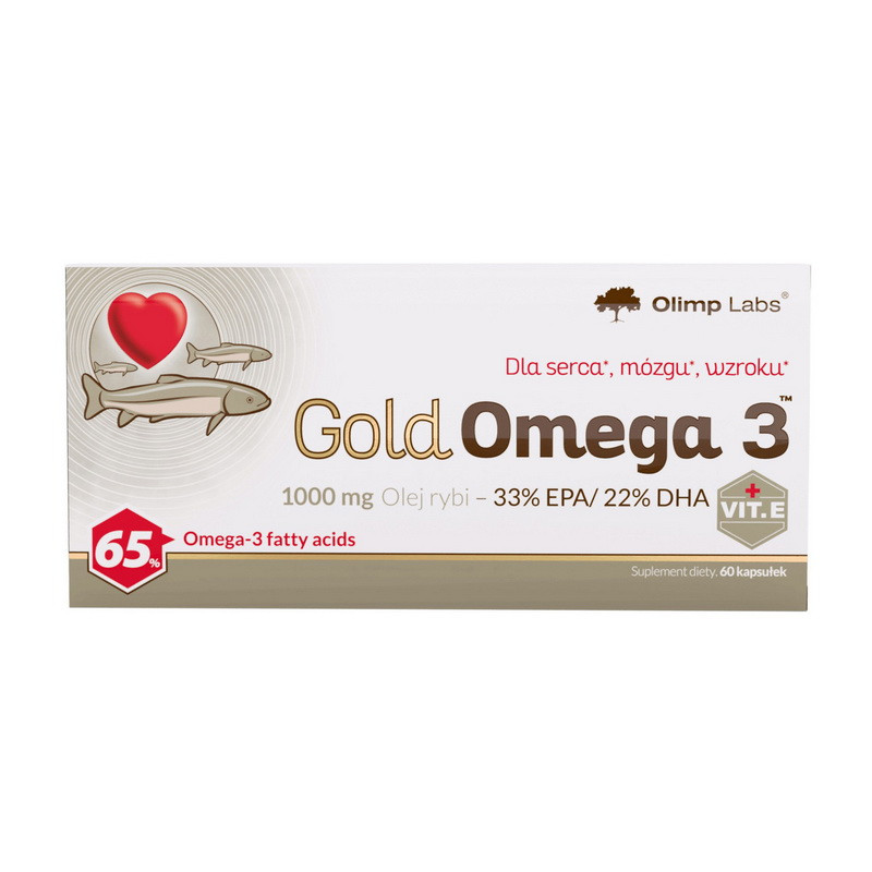 Gold Omega 3 65% (60 caps), фото 1