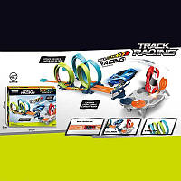 Трек JJ 172 (9) 2 машинки, інерція, трюкові петлі, мішень , в коробці