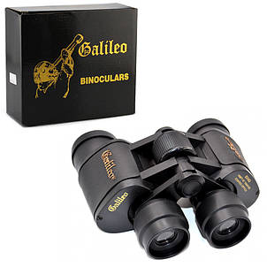Потужний бінокль Galileo W7 7352 50мм Чорний (ЖЯ), фото 2