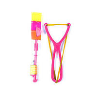 Рогатка зі світною стрілою (рожева)