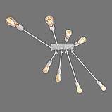 Люстра металева виробництво Sirius PR 1062/8 (білий), фото 2