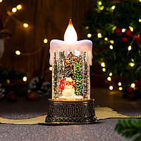 Свічка новорічна музична SH2826 LED світильник