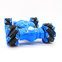 Машинка-перевертень Stunt Car YL-51 на пульті керування, Синя/Трюкова машинка на радіокеруванні