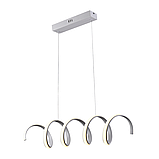 Люстра підвісна світлодіодна Sirius LCD3055 WT біла, фото 5