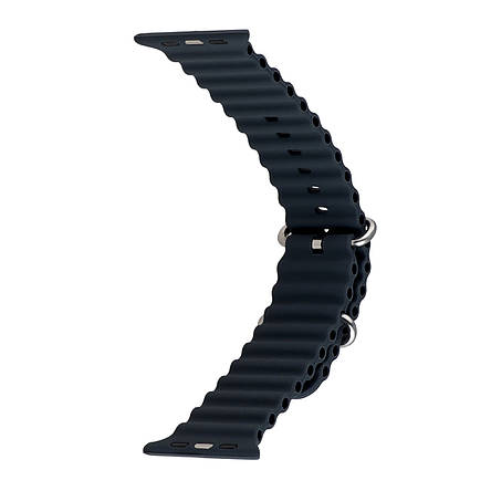 Ремінець Silicone Apple Watch Ocean Band Ultra 42/44/45/46/49 мм Dark Gray, фото 2