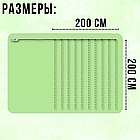 USB Гірлянда штора "Прапор України" 160 LED 2х2м 8 режимів світіння Жовто-блакитне світло, фото 7