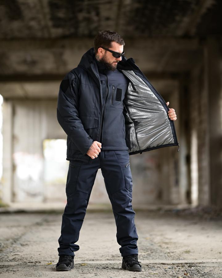 Зимовий комплект 3в1 ДСНС синій