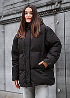 Куртка Зимова Жіноча Стаф Том Чорна Зимовий Одяг Staff Tom Black Shopingo