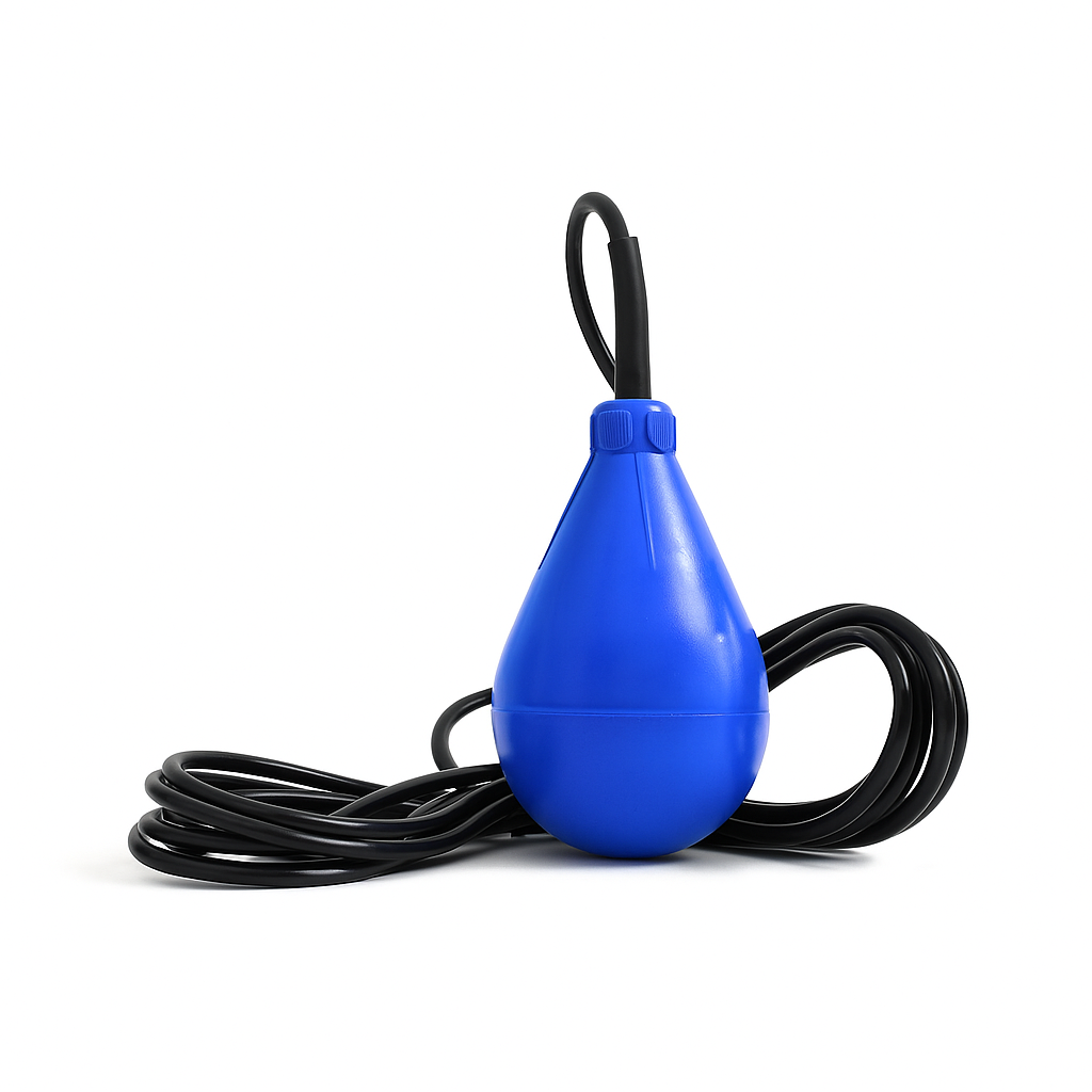 Поплавковий вимикач EBARA RNC-1002, кабель 10 м — професійний датчик рівня для каналізаційних і дренажних систем, фото 1