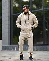Зимній чоловічий спортивний костюм Audsa+, Чоловічий зимовий костюм бежевий, Зимовий чоловічий спортивний костюм Audsa+