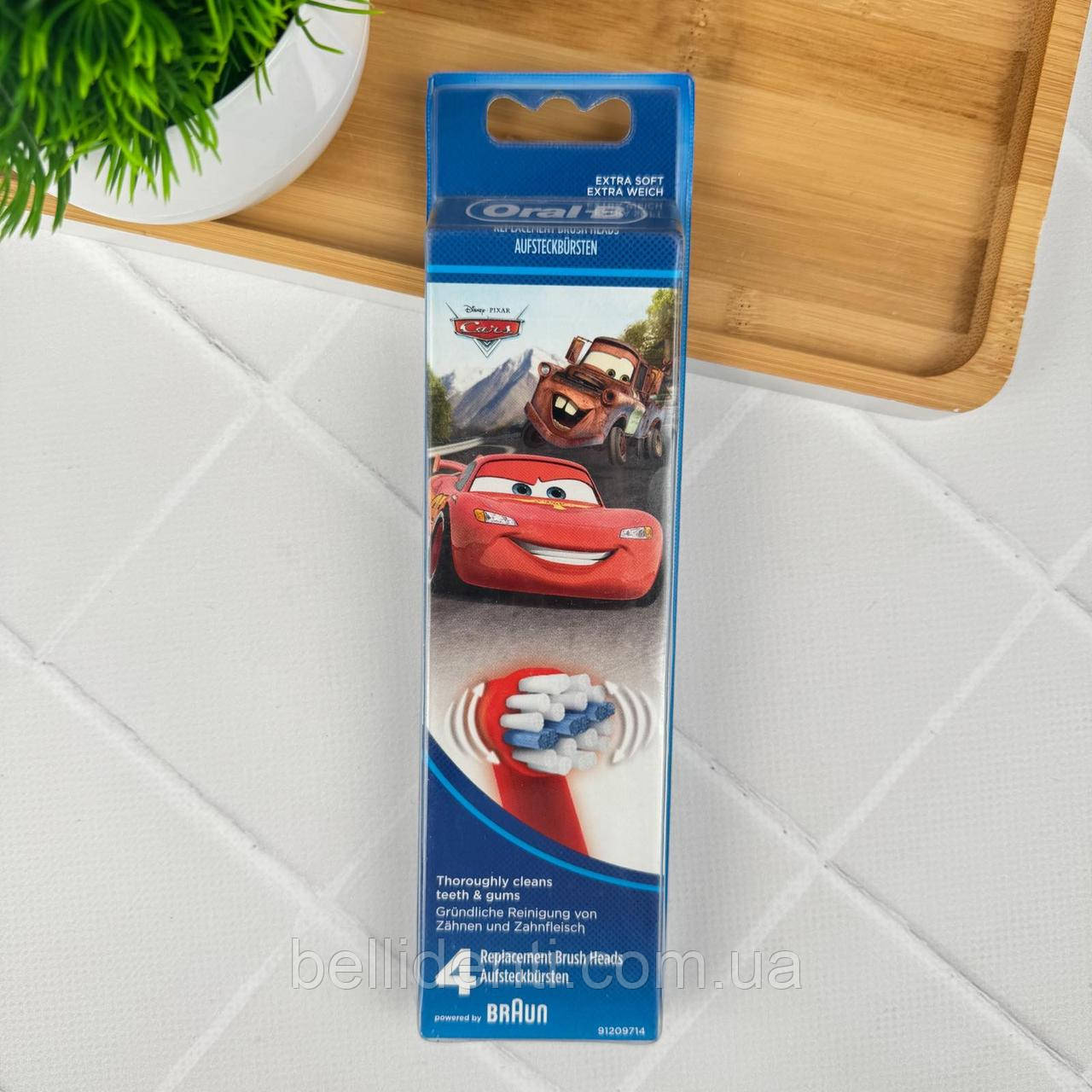 Насадки Oral-B Pro Kids 3+ Cars, 4 шт