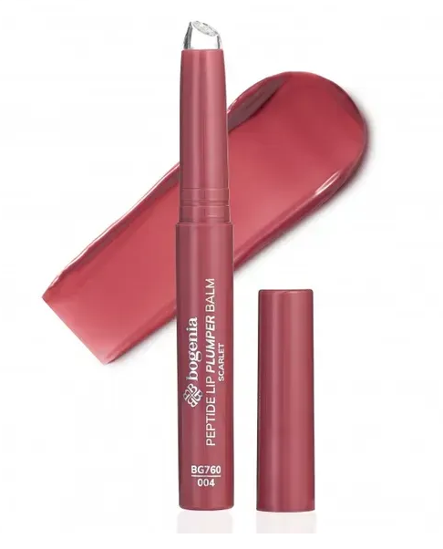 Помада для губ Peptide Lip Plumper Balm "004 Scarlet" Bogenia, фото 1