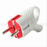 Вилка 220В 16а без заземления, с кольцом