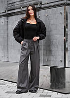 Женские Брюки Стафф Серые Классические Женские Брюки Staff Ren Gray Ador Жіночі Штани Стаф Сірі Класичні Жіночі Штани Staff Ren