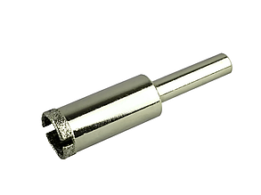 Свердло корончасте алмазне для скла та плитки Ø16 мм