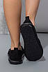 Жіночі лофери натуральна замша MD чорні (F6536-7), фото 4
