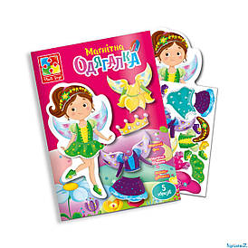Магнітна одягалка "Фея" VT3204-28 "Vladi Toys", у папці