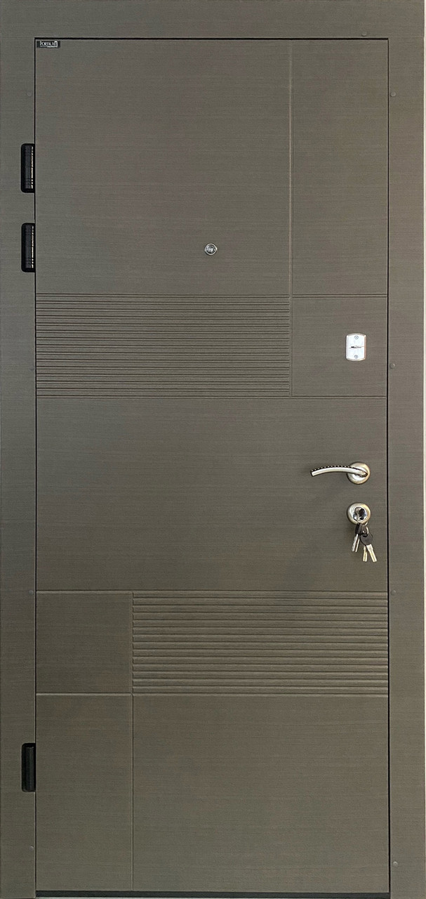 Вхідні двері для квартирі "Портала" серія Тріо ― модель Каліфорнія (Три контури), фото 1