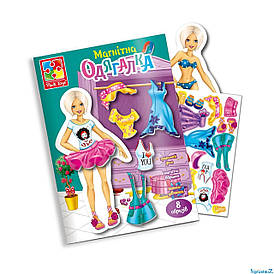 Магнітна гра "Блондинка" в папці VT3204-30 "Vladi Toys"