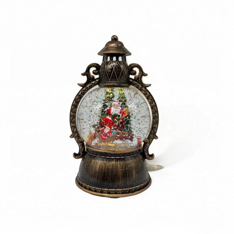 Снігова куля Дід Мороз SH2515 LED з автопіддувом і музикою, фото 1