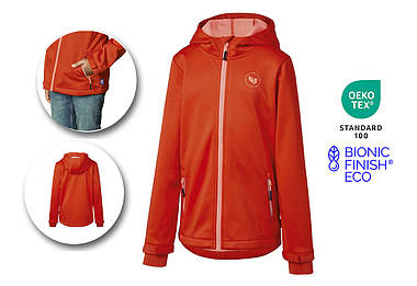 Куртка софтшел дитяча Rocktrail Waterproof Softshell (13-14 років) Red, фото 5