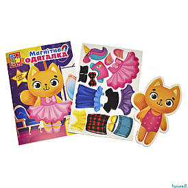 Магнітна гра "Кішечка" в папці (укр) VT3204-34 "Vladi Toys"