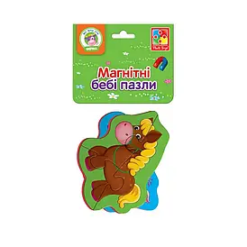 Магнітні бебі пазли «Коник та порося» VT3208-09