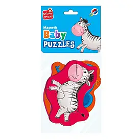 Магнітні бебі пазли «Слоник та зебра» VT3208-12