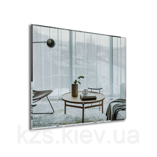 Дзеркало 4 мм з фацетом 10 мм 700 х 850 мм., фото 1