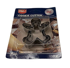 Набір вирубок для печива та пряників Чоловічок із 3 шт 1 пак