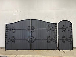 Ворота ковані з каліткою
