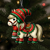 Дерев'яні іграшки символ року фігурки магніти новорічний та різдвяний дерев'яний декор іграшка магнітики на ялинку холодильник