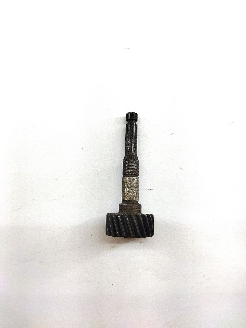 Вал-шестерня для електрокоси Forte ЕМК-420М, Grand КГ-2500 (66х25мм 7х22зуб.), фото 1