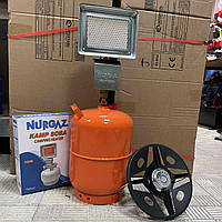 Комплект газовий балон 12 літрів пальник обігрівач Nurgaz SOBA NG-309