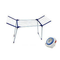 Електросушарка для білизни підлогова Shine ЕБК-8/220 з таймером (N2402)