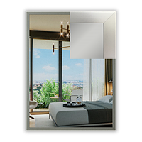 Дзеркала в алюмінієвих рамах