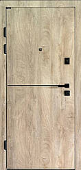 Вхідні двері для квартири "Портала" серія Тріо ― модель Генуя (Три контури)