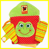 М'яка розвиваюча іграшка для малюків з яскравими деталями та безпечними матеріалами Книга Masik 070301-01