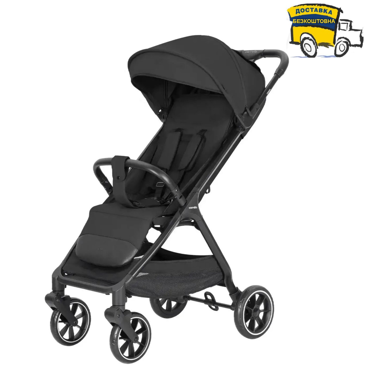 Коляска прогулянкова CARRELLO Forza CRL-5535 Espresso Black, візочок Карелло Форза, фото 1