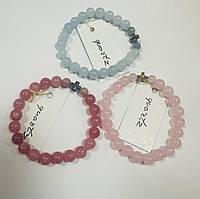 Православні чотки-браслет з натурального каменю Кварц