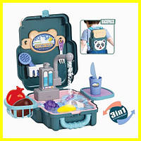 Игровой набор кухонной мойки с краном и аксессуарами для детей от 3 лет MIC 688-106A